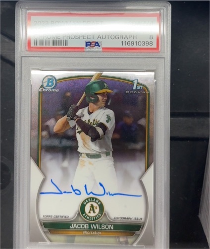 2023 Bowman Draft Chrome Prospect Autographs #CDA-JWI Jacob Wilson — front