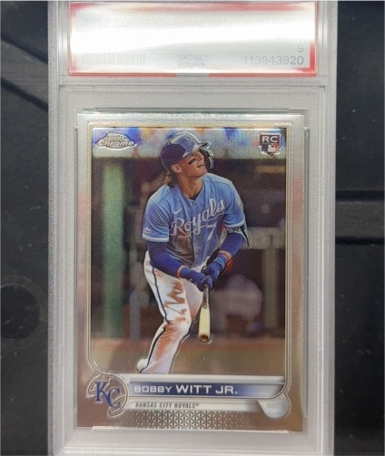 2022 Topps Chrome Update #USC35 Bobby Witt Jr. — front