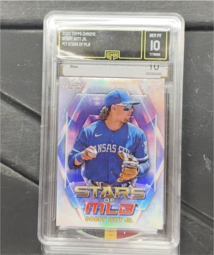 2023 Topps Stars of MLB Chrome #SMLBC-17 Bobby Witt Jr. — front