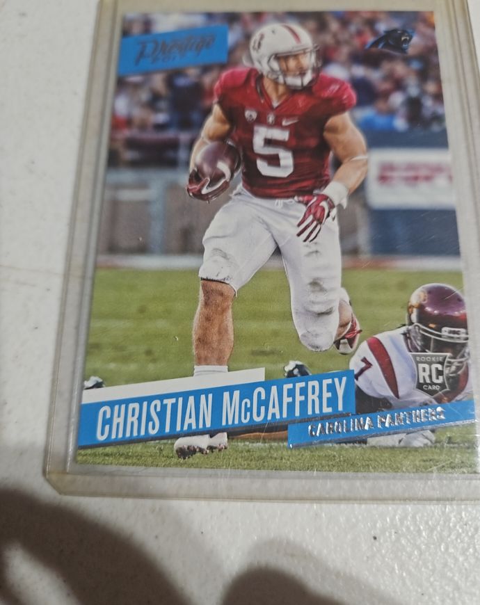 2017 Panini Prestige #215 Christian McCaffrey — front
