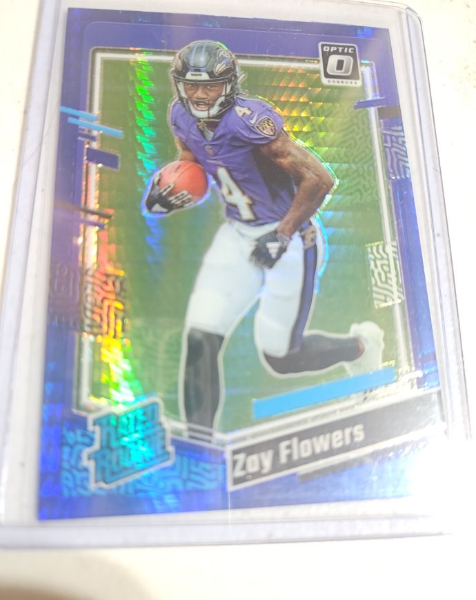 2023 Panini Donruss Optic #210 Zay Flowers Rated Rookie — front