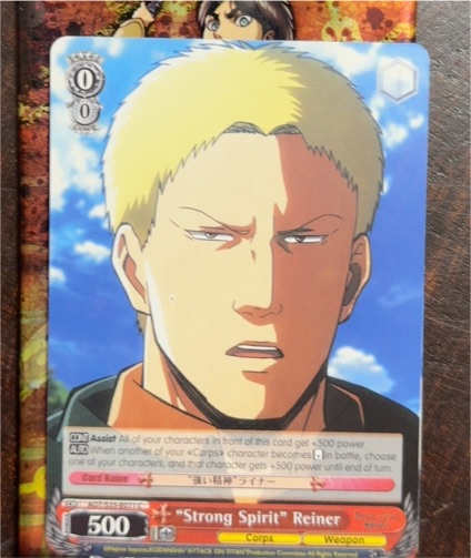 Weiss Schwarz "Strong Spirit" Reiner AOT/S35-E071 — front