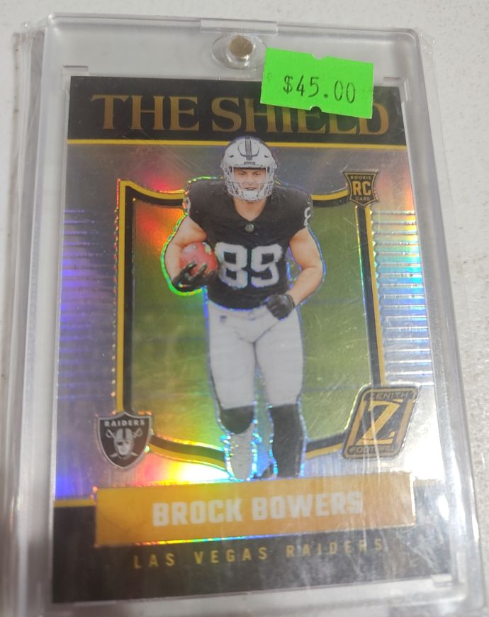 2024 Panini Zenith The Shield #8 Brock Bowers — front