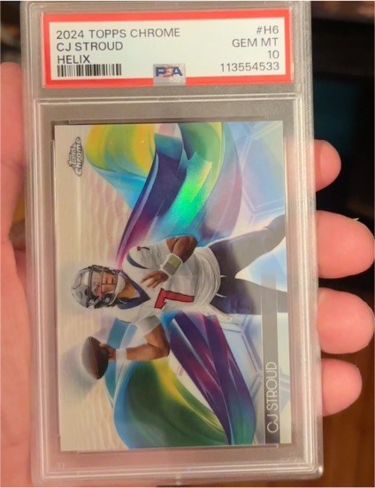 2024 Topps Chrome Helix #H6 CJ Stroud — front
