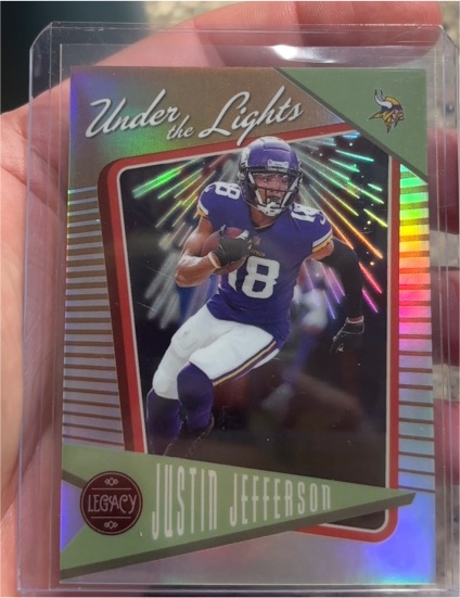 2022 Panini Legacy #UL-18 Justin Jefferson Under the Lights — front