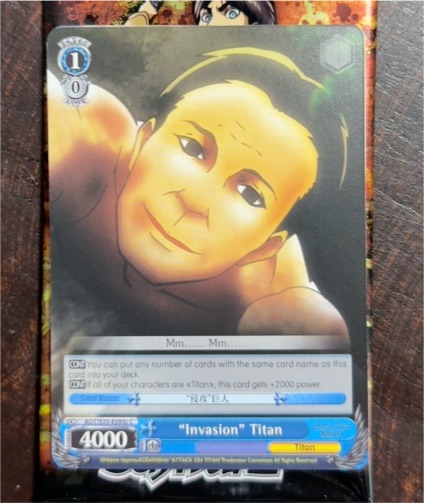 Weiss Schwarz "Invasion" Titan S35-E095c — front
