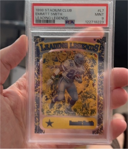 1998 Stadium Club Leading Legends #L7 Emmitt Smith — front