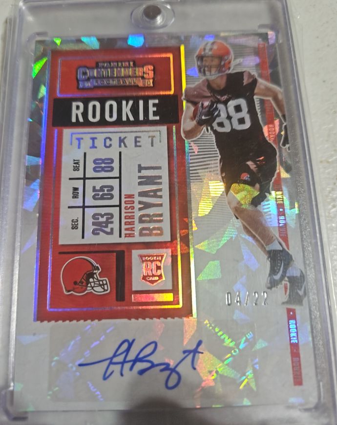 2020 Panini Contenders Rookie Ticket Harrison Bryant #ROOKIE TICKET — front