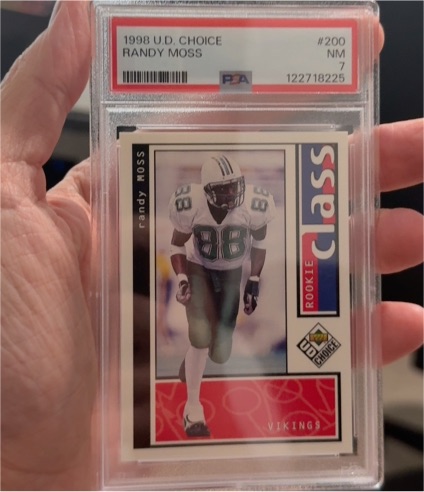 1998 Upper Deck Choice #200 Randy Moss Rookie Class — front
