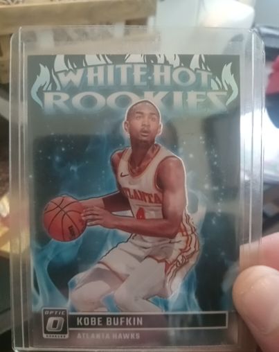 2023-24 Donruss Optic #7 Kobe Bufkin White Hot Rookies — front