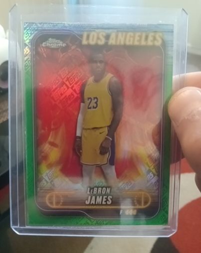 2024-25 Topps Chrome #22 LeBron James — front
