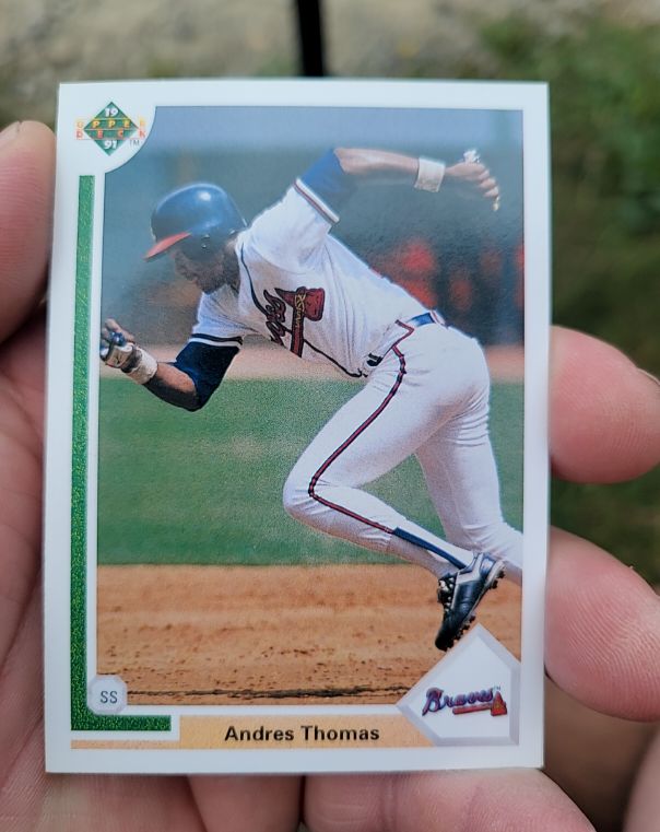 1991 Upper Deck #384 Andres Thomas — front