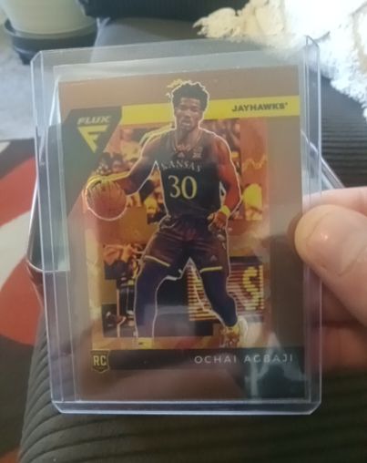 2022 Panini Chronicles Draft Picks Flux #12 Ochai Agbaji — front
