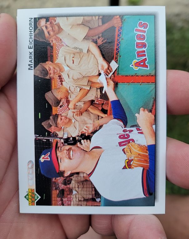 1992 Upper Deck #287 Mark Eichhorn California Angels — front