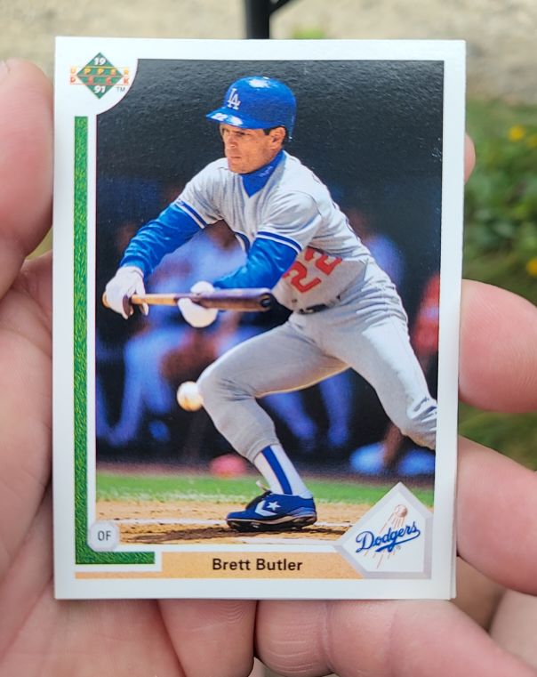 1991 Upper Deck #732 Brett Butler — front