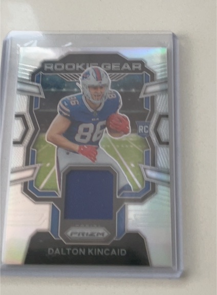 2023 Panini Prizm Rookie Gear #RG-DK Dalton Kincaid — front