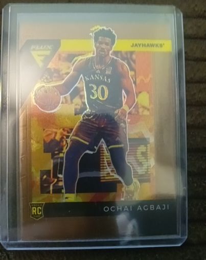 2022 Panini Chronicles Draft Picks Flux #12 Ochai Agbaji Rookie — front