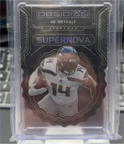 2022 Panini Obsidian Supernova #SN-DKM DK Metcalf — front