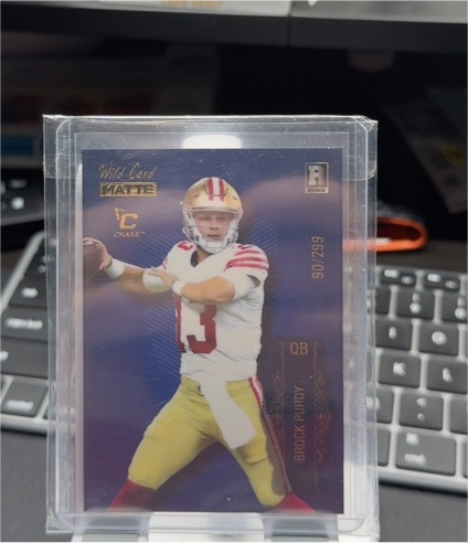 2022 Wild Card Matte #BC-BP Brock Purdy — front