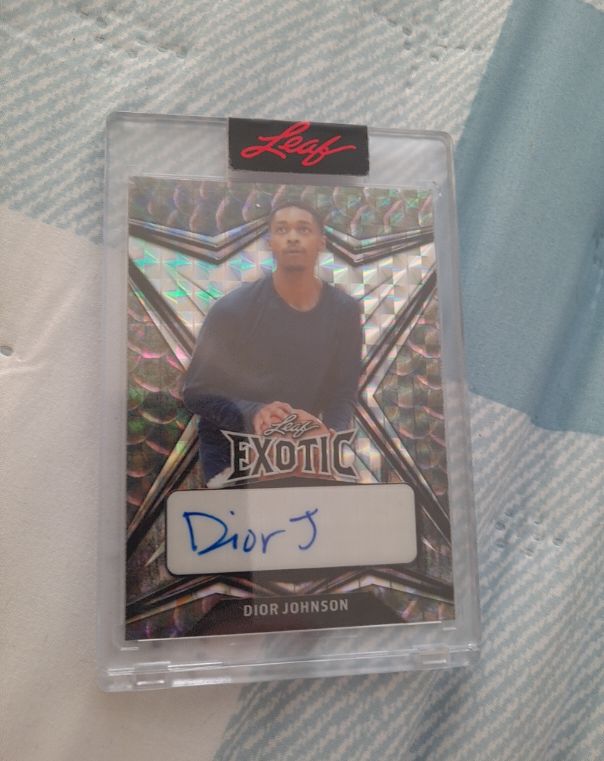 2022-23 Leaf Exotic #BA-DJ1 Dior Johnson — front