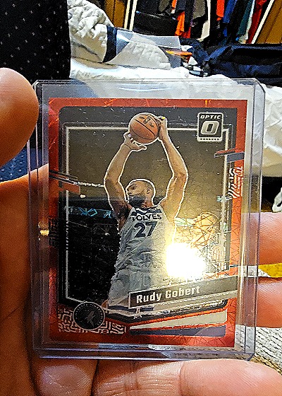 2023-24 Panini Donruss Optic #27 Rudy Gobert — front