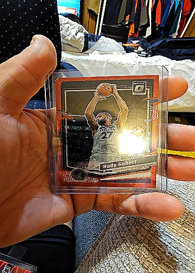 2021-22 Donruss Optic #27 Rudy Gobert — front