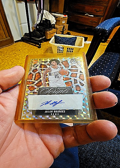 2022 Panini Mosaic Rookie Scripts #Jalen Bridges — front