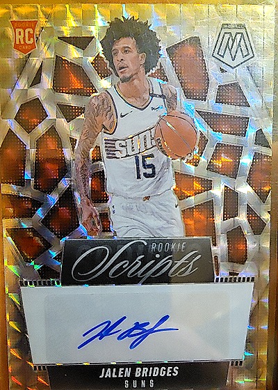 2024-25 Panini Mosaic Scripts #MS-JBR Jalen Bridges — front
