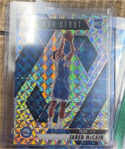 2024-25 Panini Mosaic NBA Debut #263 Jared McCain — front