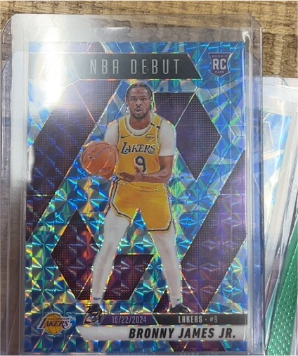 2024-25 Panini Mosaic NBA Debut #Bronny James Jr. — front