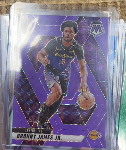 2024-25 Panini Mosaic #214 Bronny James Jr. — front
