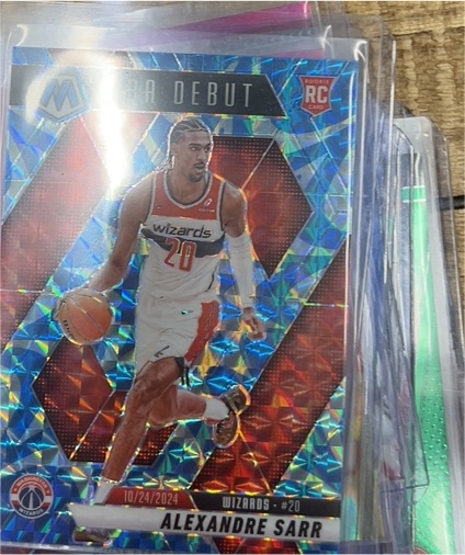 2024-25 Panini Mosaic #254 Alexandre Sarr — front