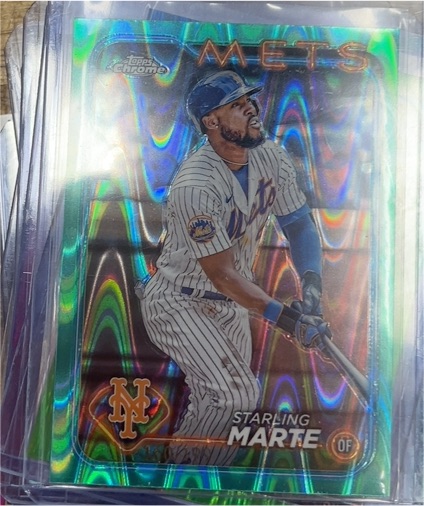 2024 Topps Chrome #257 Starling Marte — front