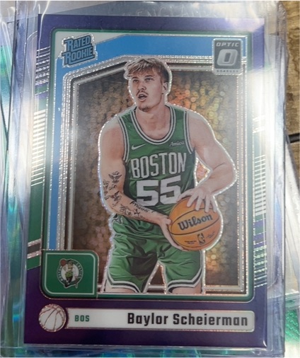 2024-25 Donruss Optic #224 Baylor Scheierman — front