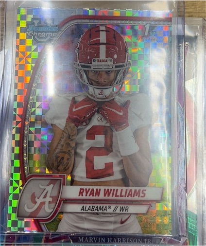 2024 Bowman Chrome University #53 Ryan Williams — front