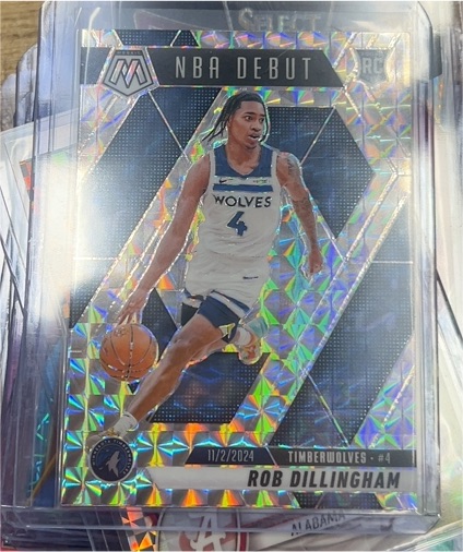 2024-25 Panini Mosaic NBA Debut #270 Rob Dillingham — front