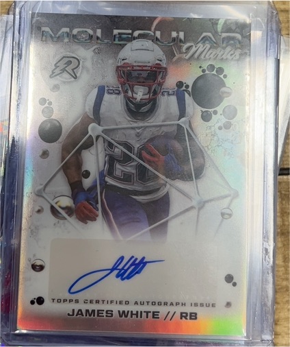 2024 Topps Resurgence #MM-JW James White Molecular Marks Auto — front