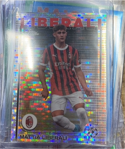 2024-25 Topps Chrome UEFA #82 Mattia Liberali — front