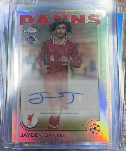 2024-25 Topps Chrome UEFA Club Competitions #CA-JD Jayden Danns — front