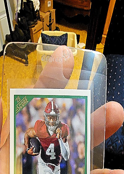 1990 Score #21 Troy Aikman — front