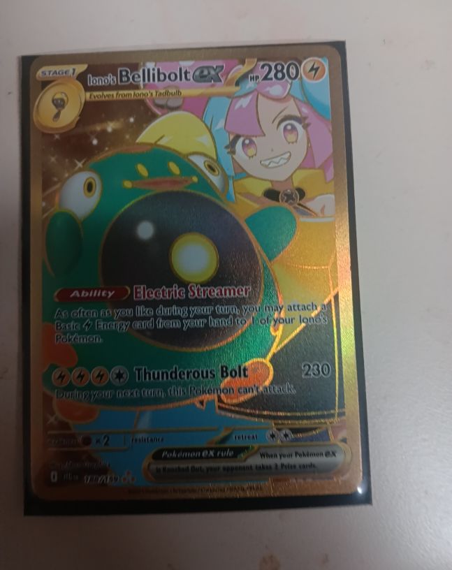 2024 Pokémon TCG Journey Together #188 Iono's Bellibolt ex — front