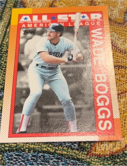 1990 Topps #387 Wade Boggs — front