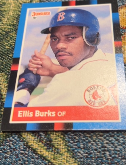 1988 Donruss #174 Ellis Burks — front