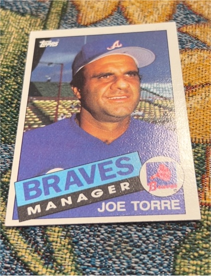 1985 Topps #438 Joe Torre Atlanta Braves Manager — front