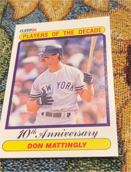 1990 Fleer #626 Don Mattingly — front