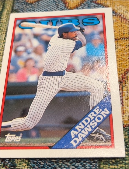 1988 Topps #500 Andre Dawson — front