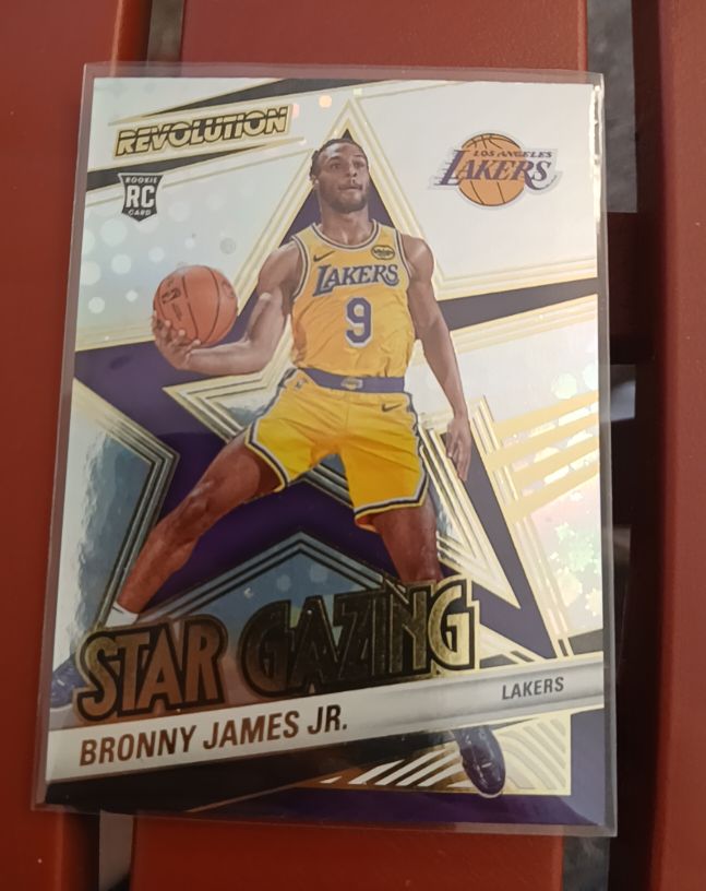 2024-25 Panini Revolution #14 Bronny James Jr. Star Gazing — front