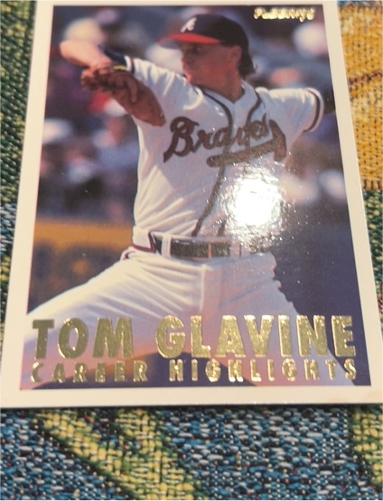 1993 Fleer #11 Tom Glavine Career Highlights — front