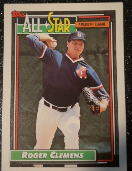 1992 Topps #405 Roger Clemens — front