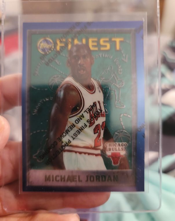 1995-96 Topps Finest #229 Michael Jordan — front